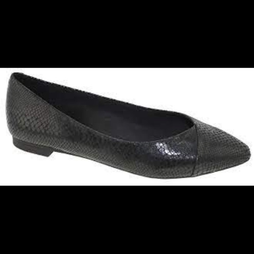 Vionic Cabello Women’s Black Snake Flats